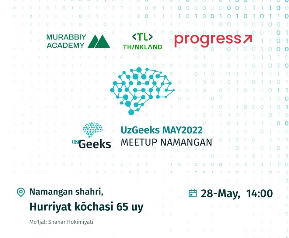 UzGeeks May2022 Meetup Namangan